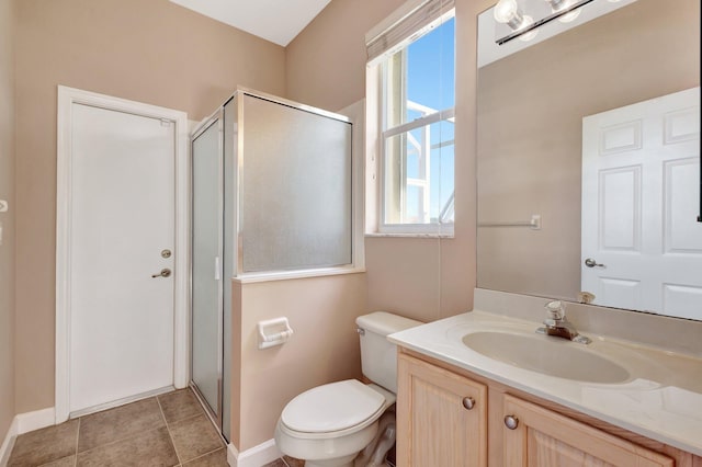 3588 Turtle Island Ct, West Palm Beach, FL 33411 - bathroom with a stall shower, toilet, vanity, and baseboards
