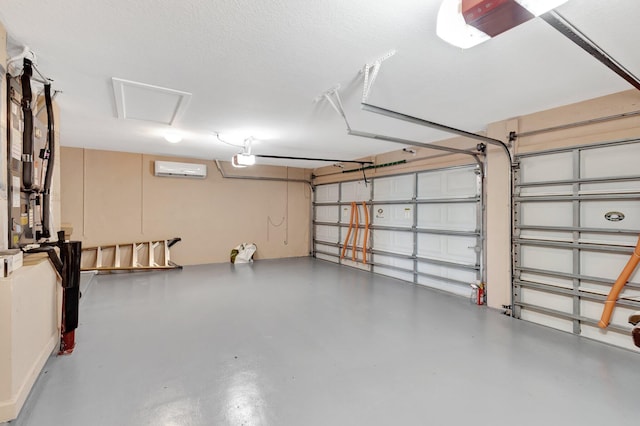 3588 Turtle Island Ct, West Palm Beach, FL 33411 - garage featuring a garage door opener and a wall mounted AC