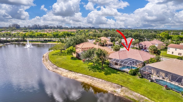 3588 Turtle Island Ct, West Palm Beach, FL 33411 - aerial perspective of suburban area with a nearby body of water