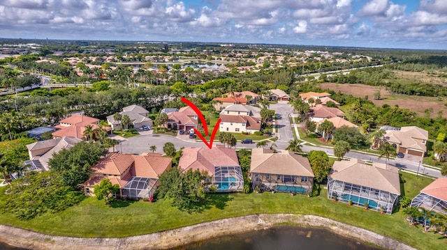 3588 Turtle Island Ct, West Palm Beach, FL 33411 - aerial view of residential area with a nearby body of water