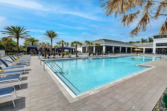 view of community pool