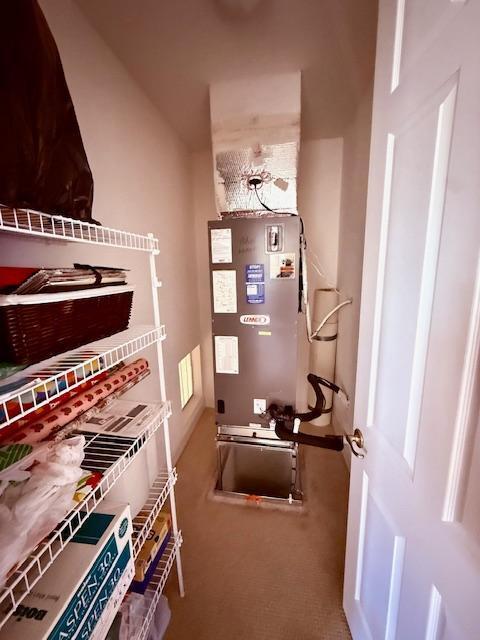 view of utility room