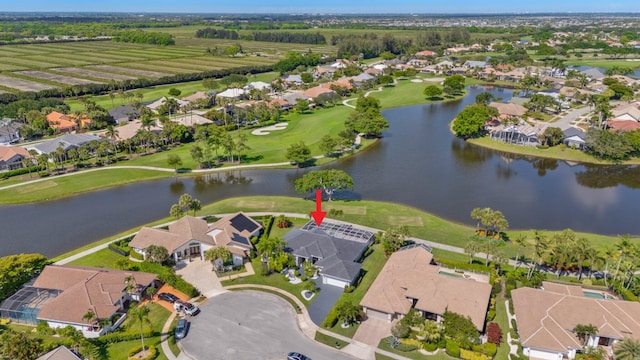 17726 Litten Dr, Boca Raton, FL 33498 - aerial overview of property's location with nearby suburban area and a large body of water