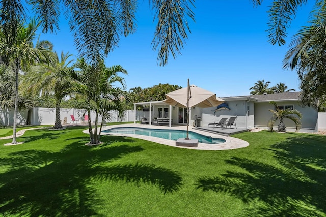 1096 SW 16th St, Boca Raton, FL 33486 - view of pool featuring a patio area