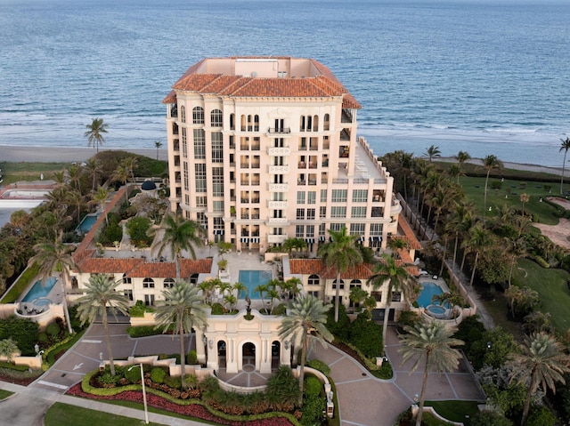 400 S Ocean Blvd Unit R25, Boca Raton, FL 33432 - view of building exterior with a water view