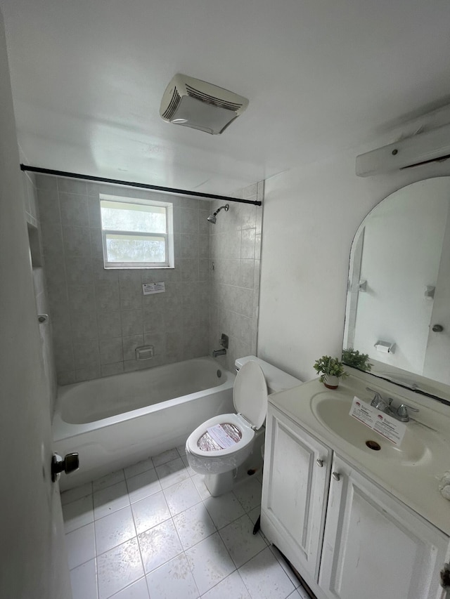 4269 NW 89th Ave Unit 106, Coral Springs, FL 33065 - full bath featuring toilet, tile patterned flooring, shower / washtub combination, and vanity