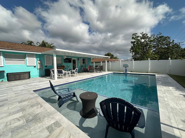 442 Griswold Dr, Lake Worth Beach, FL 33461 - view of pool with a patio and fence