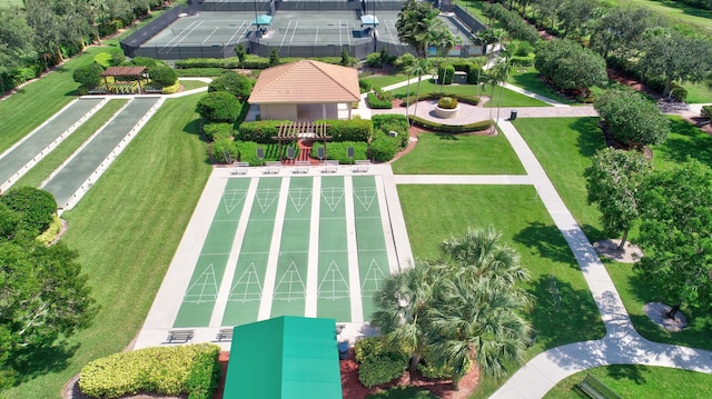 drone / aerial view