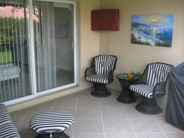 view of patio / terrace featuring a balcony