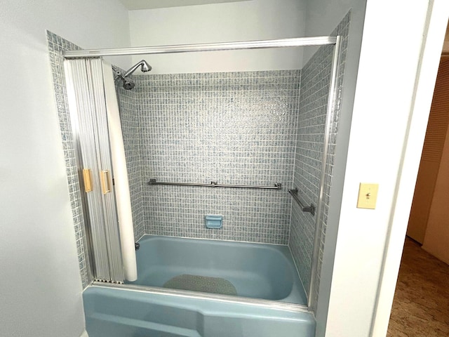 bathroom with shower / bath combination