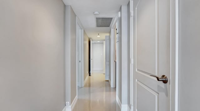 4740 S Ocean Blvd Unit 710, Highland Beach, FL 33487 - corridor with light tile patterned flooring and baseboards