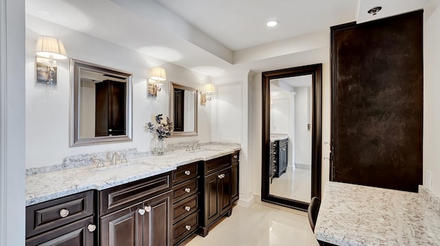 4740 S Ocean Blvd Unit 710, Highland Beach, FL 33487 - full bathroom with double vanity