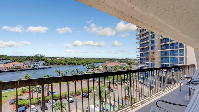 4740 S Ocean Blvd Unit 710, Highland Beach, FL 33487 - balcony with a water view