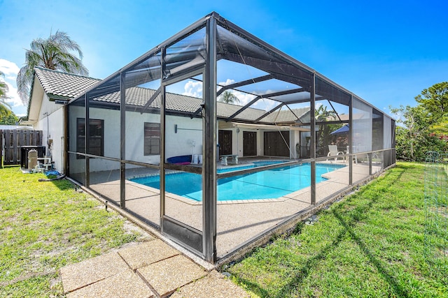 21212 Escondido Way, Boca Raton, FL 33433 - swimming pool featuring a patio area and a lanai
