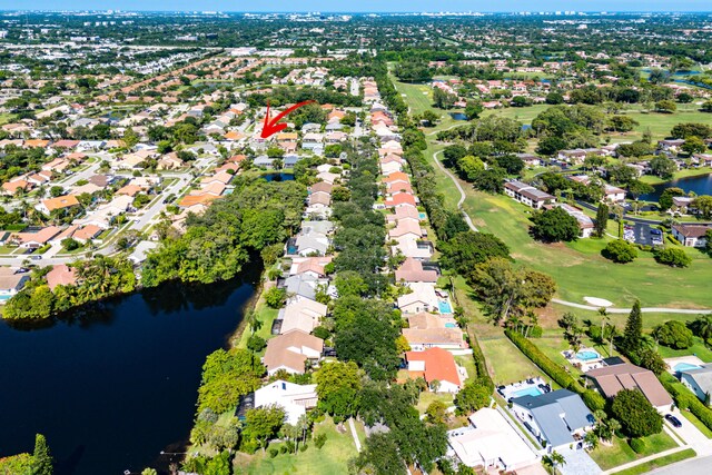 21212 Escondido Way, Boca Raton, FL 33433 - view of property location with a nearby body of water, nearby suburban area, and a golf course