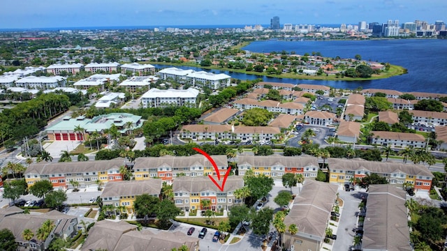 609 Amador Ln Unit 4, West Palm Beach, FL 33401 - view of property location featuring a nearby body of water and nearby suburban area