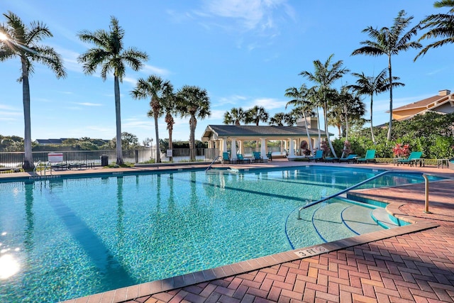609 Amador Ln Unit 4, West Palm Beach, FL 33401 - community pool featuring a patio area