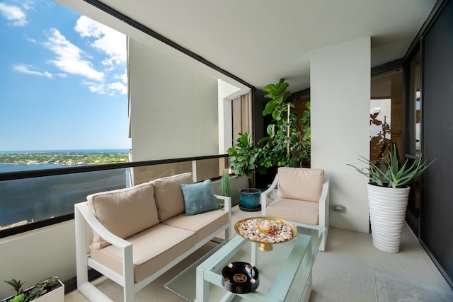 100 Lakeshore Dr Unit 1954, North Palm Beach, FL 33408 - balcony featuring a water view