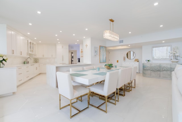 100 Lakeshore Dr Unit 1954, North Palm Beach, FL 33408 - dining space featuring recessed lighting