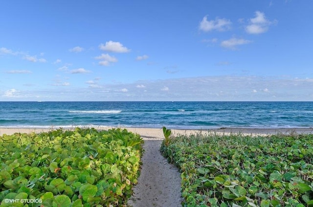 3421 S Ocean Blvd Unit 1, Highland Beach, FL 33487 - water view with nearby beach