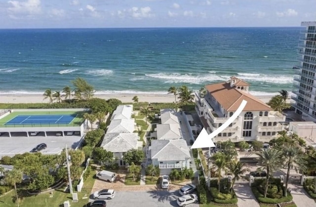 3421 S Ocean Blvd Unit 1, Highland Beach, FL 33487 - drone / aerial view of unending shoreline