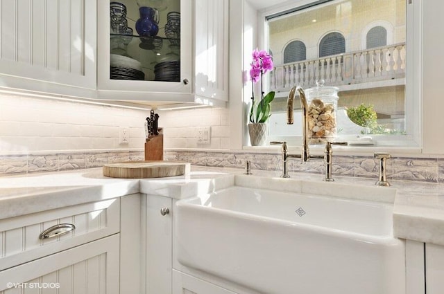 3421 S Ocean Blvd Unit 1, Highland Beach, FL 33487 - detailed view of a sink and decorative backsplash