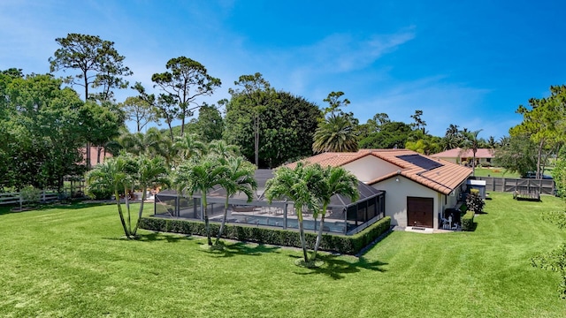 view of property's community featuring an attached garage