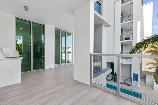 475 E Royal Palm Rd Unit 205, Boca Raton, FL 33432 - balcony with view of pool area