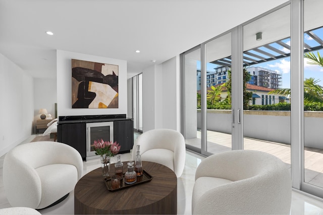 475 E Royal Palm Rd Unit 205, Boca Raton, FL 33432 - dining room featuring recessed lighting