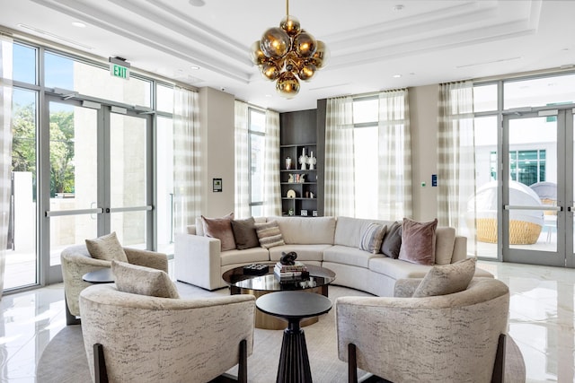 475 E Royal Palm Rd Unit 205, Boca Raton, FL 33432 - building lobby with floor to ceiling windows