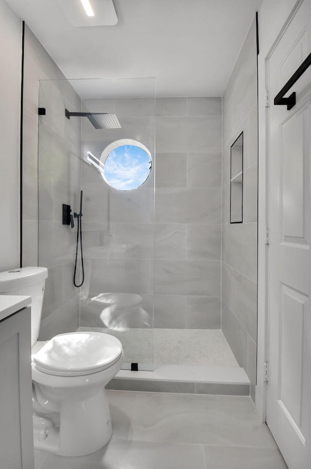 7884 Seville Pl Unit 1301, Boca Raton, FL 33433 - bathroom with toilet, walk in shower, and vanity