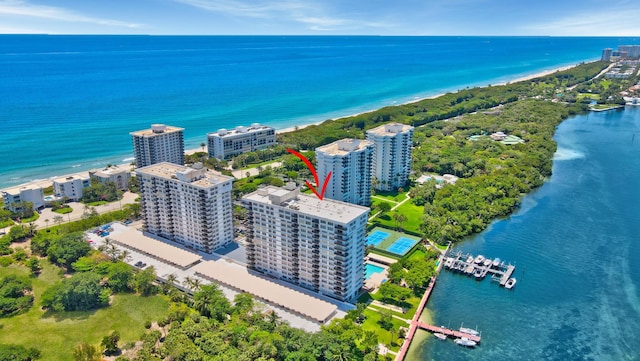 2121 N Ocean Blvd Unit 1203W, Boca Raton, FL 33431 - aerial view of a nearby body of water