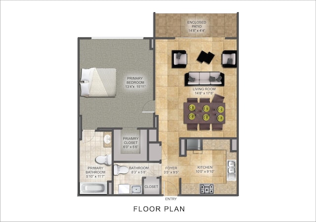 2121 N Ocean Blvd Unit 1203W, Boca Raton, FL 33431 - room layout