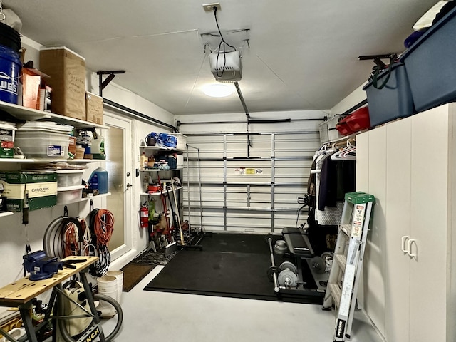 728 Ridge Rd Unit 35, Lantana, FL 33462 - garage featuring a garage door opener