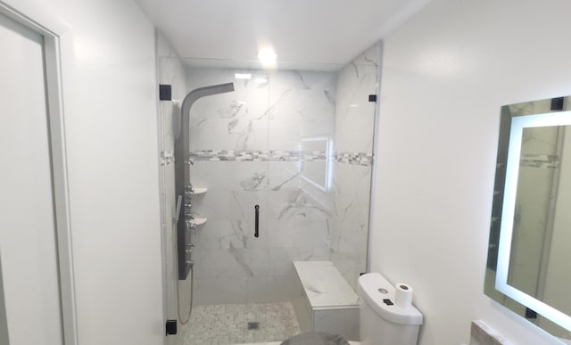 14516 Canalview Dr Unit B, Delray Beach, FL 33484 - full bath with a marble finish shower and toilet