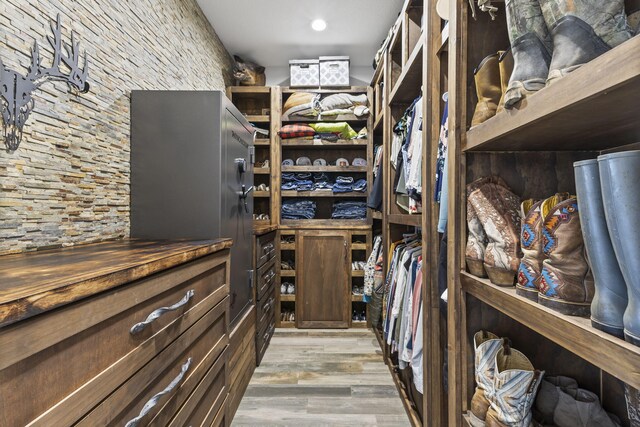1545 Pulitzer Rd, Fort Pierce, FL 34945 - walk in closet with light wood finished floors