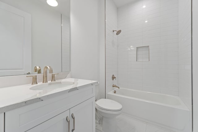 308 SE Via Sangro, Port Saint Lucie, FL 34987 - full bath featuring toilet, tub / shower combination, and vanity