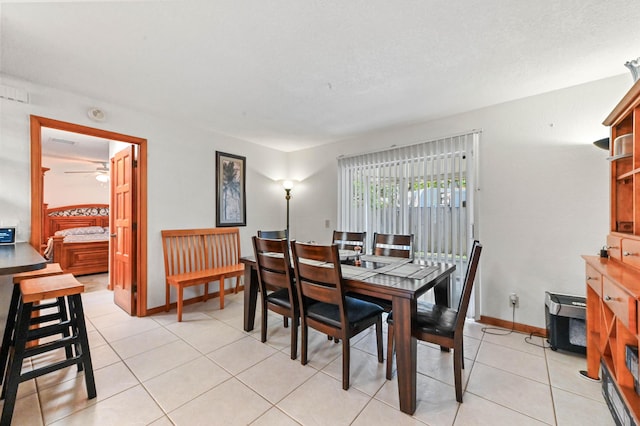 4755 Centurian Way, Greenacres, FL 33463 - dining room featuring a ceiling fan and light tile patterned floors