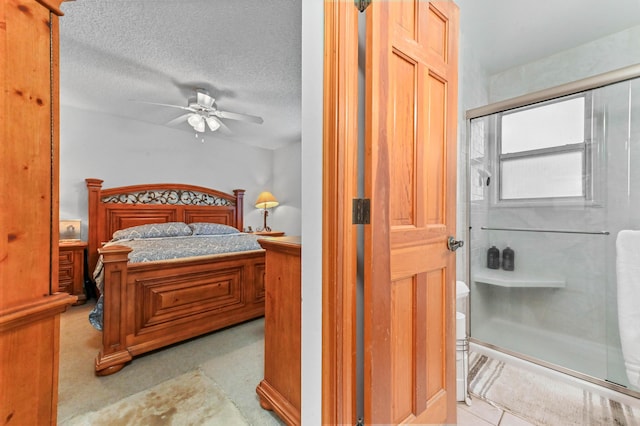 4755 Centurian Way, Greenacres, FL 33463 - bedroom with a ceiling fan and a textured ceiling