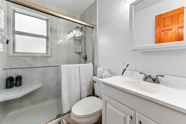 4755 Centurian Way, Greenacres, FL 33463 - bathroom with a shower stall, toilet, and vanity