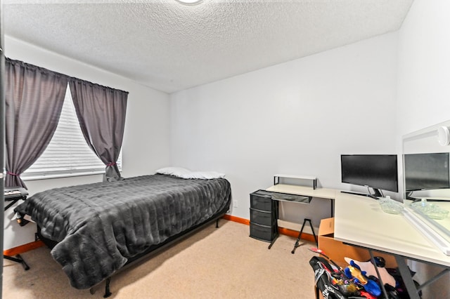 4755 Centurian Way, Greenacres, FL 33463 - carpeted bedroom with a textured ceiling and baseboards
