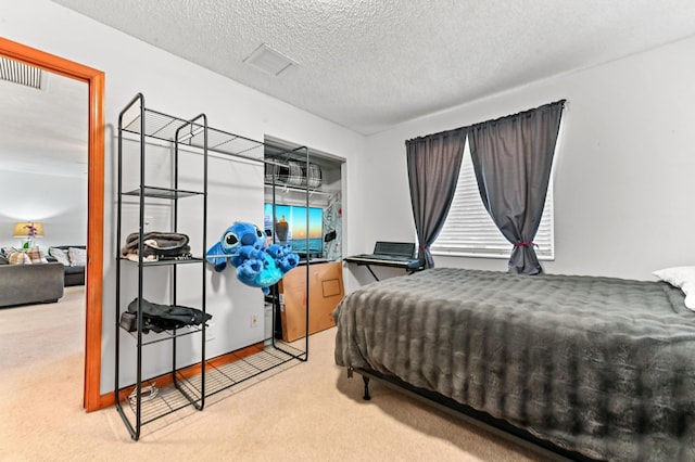 4755 Centurian Way, Greenacres, FL 33463 - carpeted bedroom with a textured ceiling