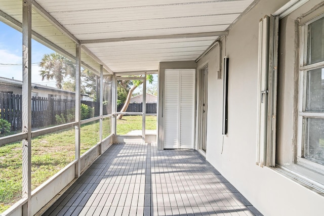 604 W Ocean Ave, Lantana, FL 33462 - view of unfurnished sunroom