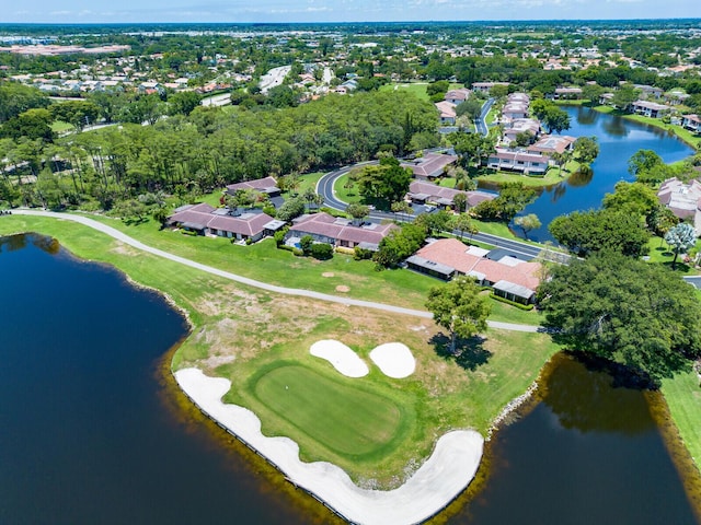 21188 Juego Cir Unit 17-A, Boca Raton, FL 33433 - view of property location featuring a large body of water, nearby suburban area, a tree filled landscape, and a golf club