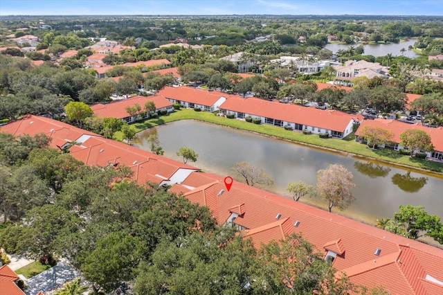 8237 Via Di Veneto, Boca Raton, FL 33496 - aerial perspective of suburban area with a large body of water