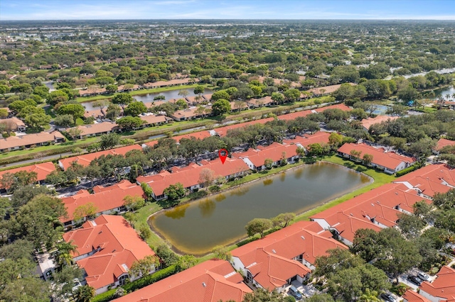 8237 Via Di Veneto, Boca Raton, FL 33496 - aerial perspective of suburban area featuring a large body of water