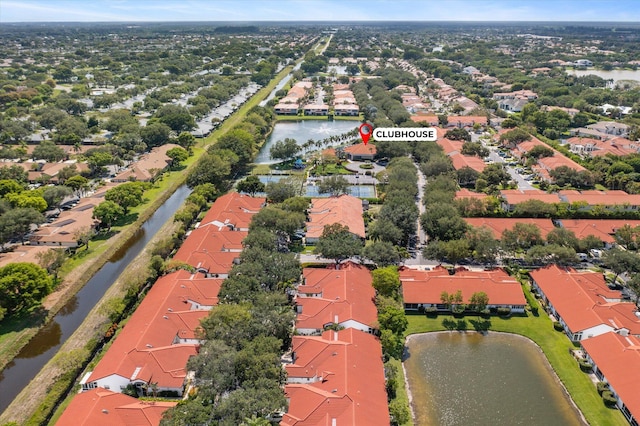 8237 Via Di Veneto, Boca Raton, FL 33496 - aerial view of residential area with a large body of water