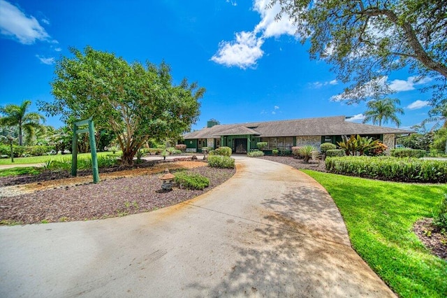 view of ranch-style home