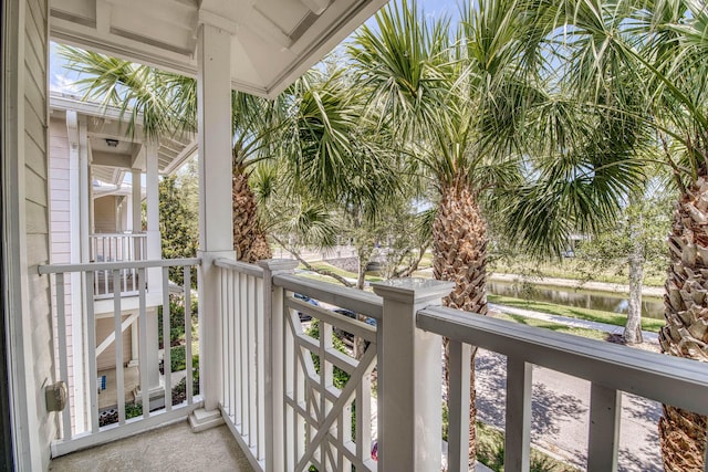 1330 S Jeaga Dr, Jupiter, FL 33458 - balcony featuring a water view