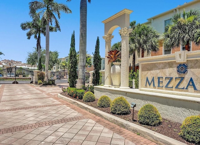 9857 Baywinds Dr Unit 9302, West Palm Beach, FL 33411 - community / neighborhood sign with a gate and fence